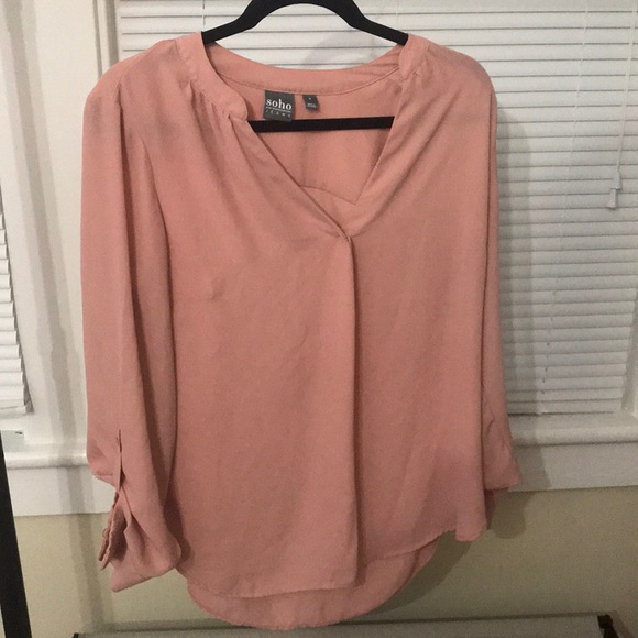 New York & Company Tops - New York and Company Blush Pink Top